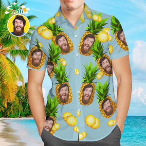 Camisa Con Foto Personalizada Camisa Hawaiana Para Hombre Big Pineapple
