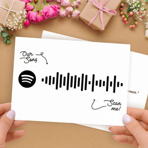 Tarjetas de felicitación personalizadas Tarjetas de Música con tu canción favorita