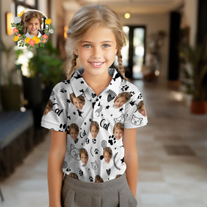Polos Personalizados Para Niños Con Cara, Camiseta Personalizada Con Foto, Gatos Lindos - MyFaceSocksMX