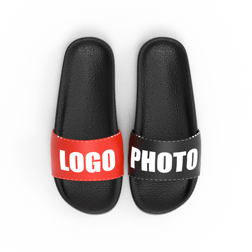 Sandalias de hombre con logo personalizado con foto