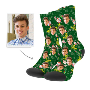 Christmas Custom Best Friends Socks - Myfacesocks