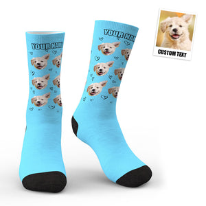 Vista Previa En 3d Calcetines Personalizados Calcetines Personalizados Con Fotos Love Pet Socks - MyFaceSocksMX
