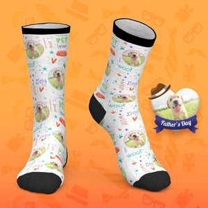 Calcetines personalizados Calcetines con foto para perros Calcetines coloridos