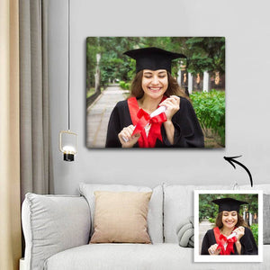 Regalos De Graduación - Impresiones En Lienzo Con Fotos Personalizadas Con Marco Los Mejores Regalos