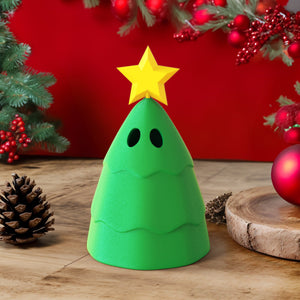 Árbol De Navidad Divertido Impreso En 3d, Decoración Del Hogar, Regalo De Navidad, Altura 5,12 Pulgadas - MyFaceSocksMX