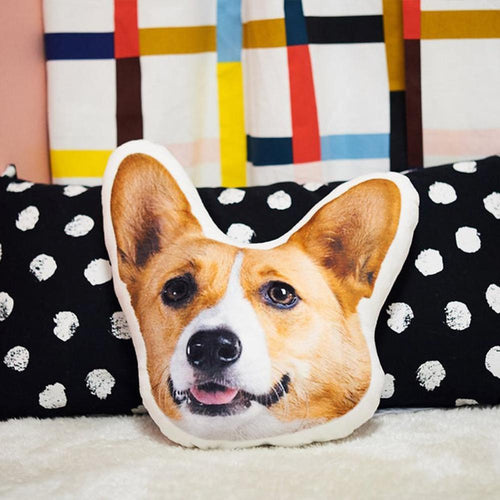 Custom Pet Photo Pillow Custom Pet Face Pillow